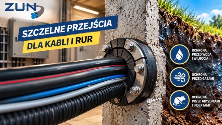Gumowe wkłady uszczelniające i przejścia szczelne – jak dobrać i prawidłowo wykonać przepust kablowy lub rurowy?