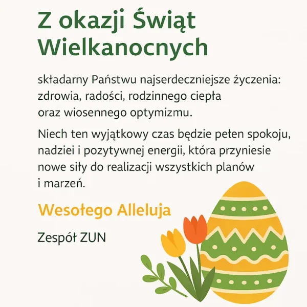 Życzenia z okazji Świąt Wielkanocnych 2025